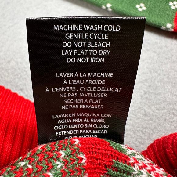 Cheech and Chong Sweater Mens Medium Green Red Holiday Ugly Christmas Festive - Picture 9 of 12